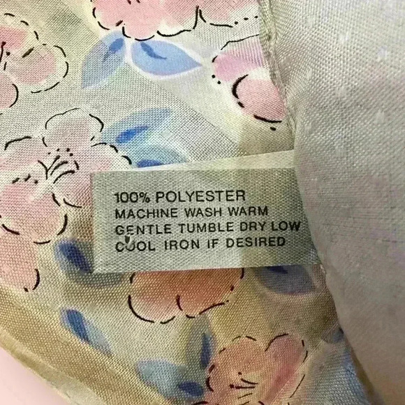 Vintage tres-elle Made in Italy Womens Lightweight Scarf Floral - Picture 4 of 7